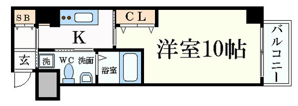 三ノ宮駅 徒歩3分 3階の物件間取画像